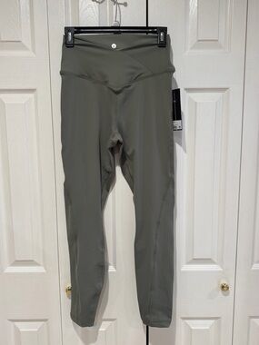 Velocity Olive Green Seamless Active Leggings